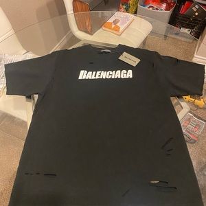 Balenciaga destroyed T-shirt